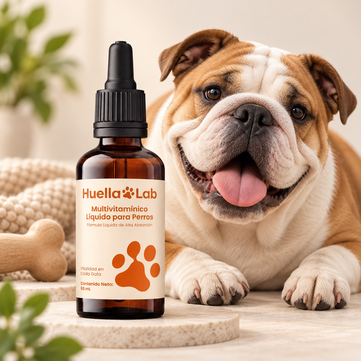 Huella Lab™ – Multivitamínico Líquido | Vitalidad, Movilidad y Longevidad